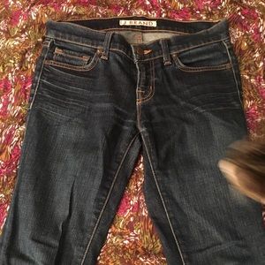 J brand low rise ink skinny denim